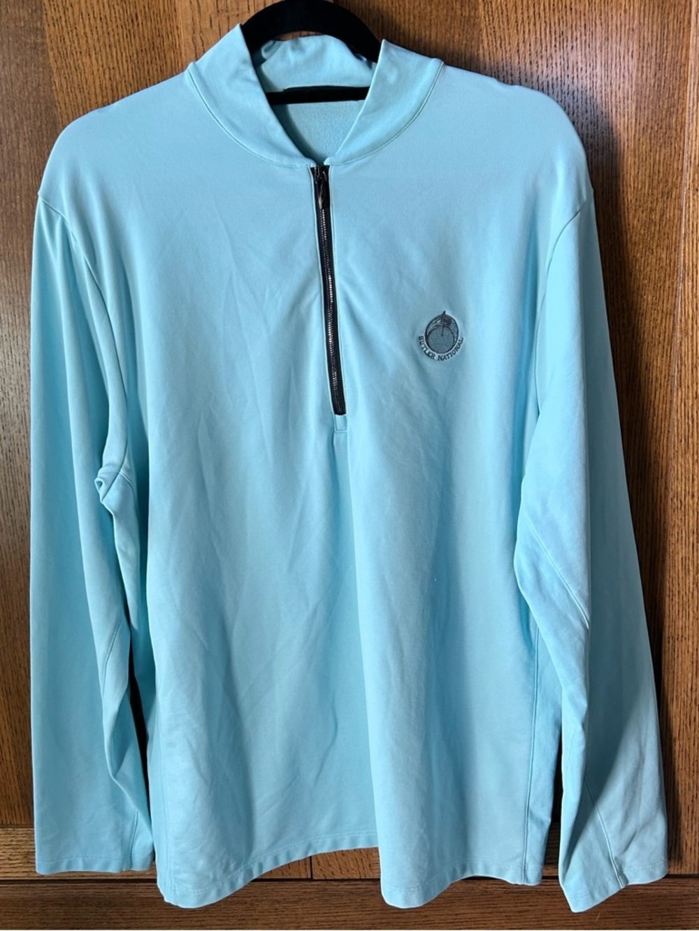 GREYSON GOLF CLASSIC PULLOVER Quarter Zip- LAGOON Butler National Size X-Large